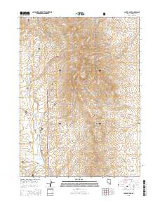 2015 Map of Capitol Peak, 2015 Print