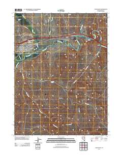 2012 Map of Carlin East, 2012 Print