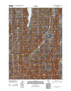 2011 Map of Carter Reservoir, 2011 Print