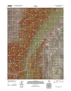 2012 Map of Cave Valley Well, 2012 Print