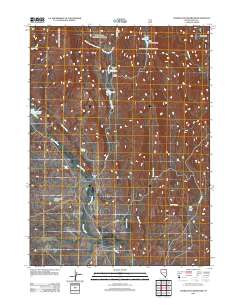 2012 Map of Charleston Reservoir, 2012 Print