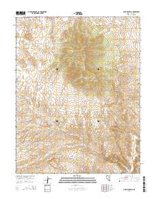 2014 Map of Chief Mountain, 2014 Print