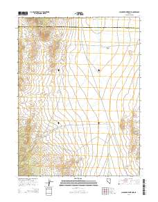 2014 Map of Chin Creek Reservoir, 2014 Print
