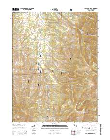 2014 Map of Cleve Creek Baldy, 2014 Print