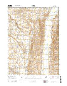 2014 Map of Coal Mine Canyon SE, 2014 Print
