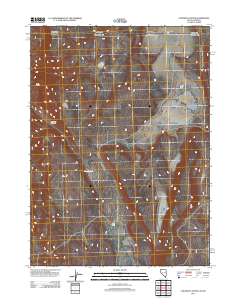 2011 Map of Coleman Canyon, 2011 Print