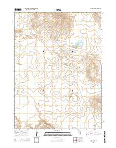 2015 Map of Corral Lake, 2015 Print
