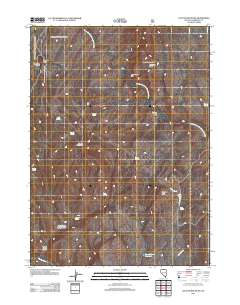 2011 Map of Coyote Mountain, 2011 Print