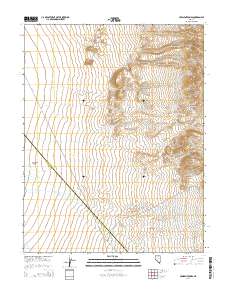 2014 Map of Crescent Dunes, 2014 Print