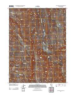2011 Map of Crutcher Canyon, 2011 Print