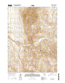 2014 Map of Deep Creek, 2014 Print