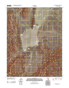 2012 Map of Delamar Lake, 2012 Print