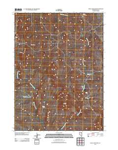 2012 Map of Devils Armchair, 2012 Print