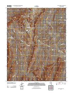2012 Map of Devils Throat, 2012 Print