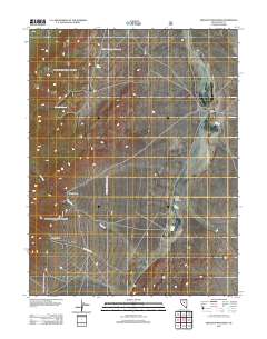 2012 Map of Dianas Punch Bowl, 2012 Print