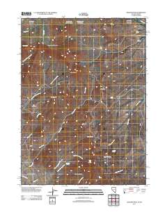 2011 Map of Disaster Peak, 2011 Print