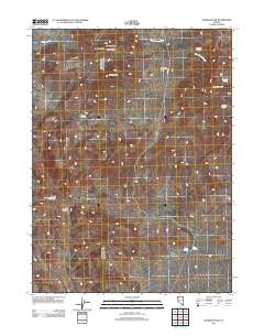 2011 Map of Division Peak, 2011 Print