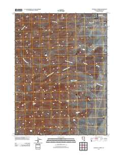 2011 Map of Donnelly Creek, 2011 Print