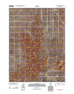 2011 Map of Dry Hills North, 2011 Print