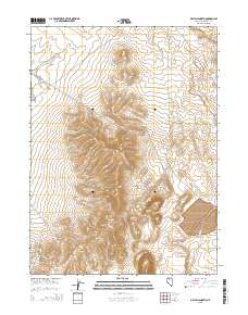 2015 Map of Dry Hills North, 2015 Print