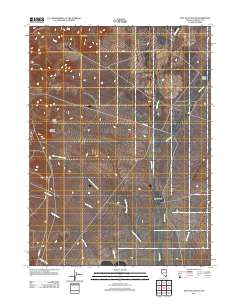 2011 Map of Dry Hills South, 2011 Print