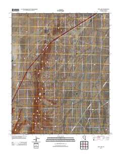 2012 Map of Dry Lake, 2012 Print