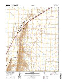 2014 Map of Dry Lake, 2014 Print