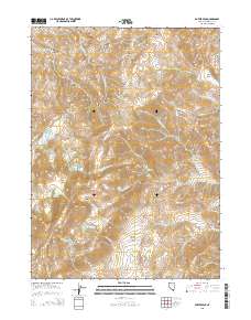 2015 Map of Duffer Peak, 2015 Print