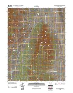 2012 Map of Dutch John Mountain, 2012 Print