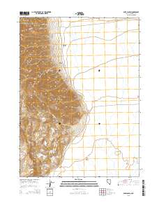 2015 Map of Dyke Canyon, 2015 Print