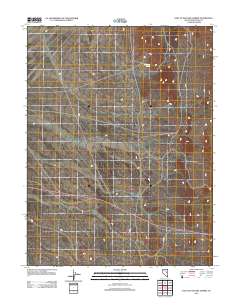 2012 Map of East of Pancake Summit, 2012 Print