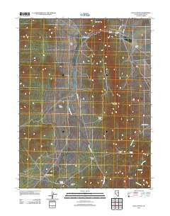 2012 Map of Egan Canyon, 2012 Print