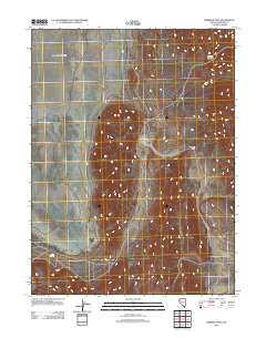2011 Map of Emerson Pass, 2011 Print