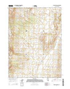 2014 Map of Emigrant Springs, 2014 Print