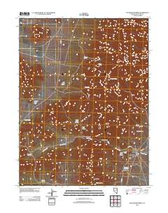2012 Map of Exchequer Spring, 2012 Print