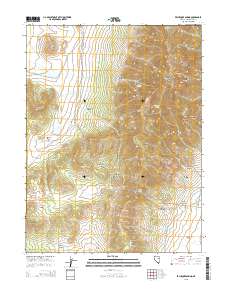 2015 Map of Exchequer Spring, 2015 Print