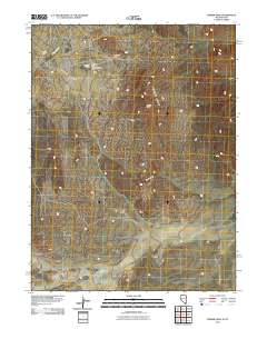 2011 Map of Ferber Peak, 2011 Print