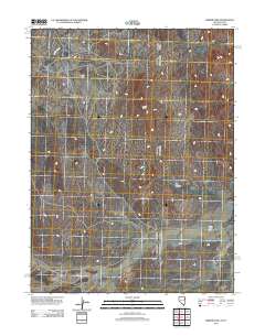 2012 Map of Ferber Peak, 2012 Print