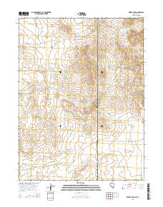 2014 Map of Ferber Peak, 2014 Print