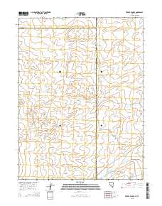 2015 Map of Ferber Peak SE, 2015 Print