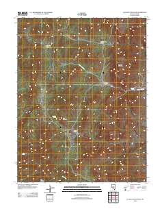 2012 Map of Flagstaff Mountain, 2012 Print
