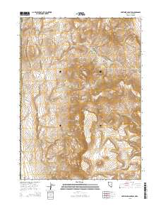 2015 Map of Fortynine Mountain, 2015 Print