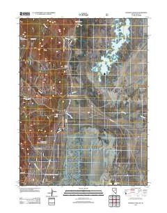 2012 Map of Franklin Lake SW, 2012 Print