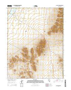 2014 Map of Gap Mountain, 2014 Print