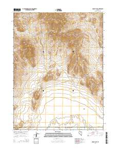 2014 Map of Garcia Flat, 2014 Print