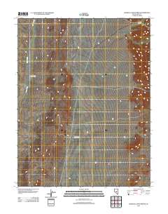 2012 Map of Georges Canyon Rim SE, 2012 Print