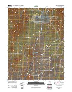 2012 Map of Giroux Wash, 2012 Print