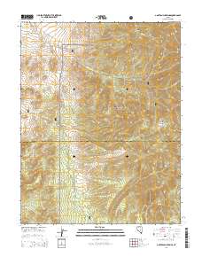 2014 Map of Goat Ranch Springs, 2014 Print