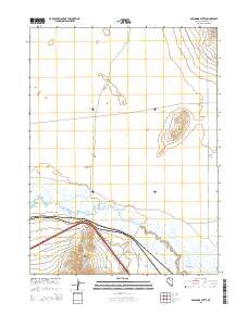 2015 Map of Golconda Butte, 2015 Print