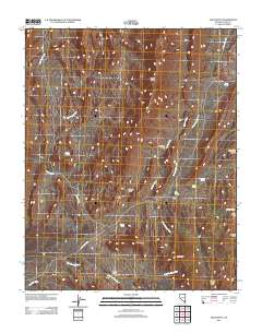 2012 Map of Gold Butte, 2012 Print
